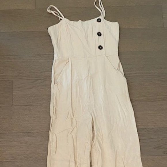 Forever 21 Linen Blend Culotte Jumpsuit - Picture 5 of 8